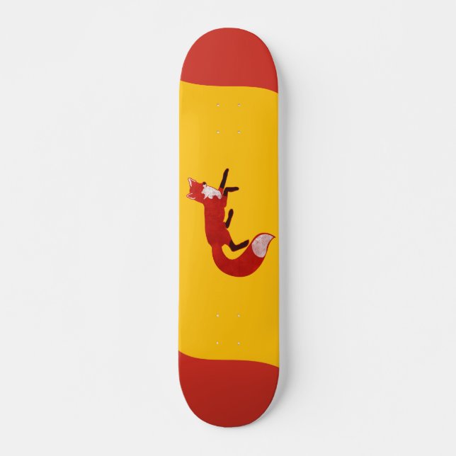 Fox Vintage Design Skateboard (Front)
