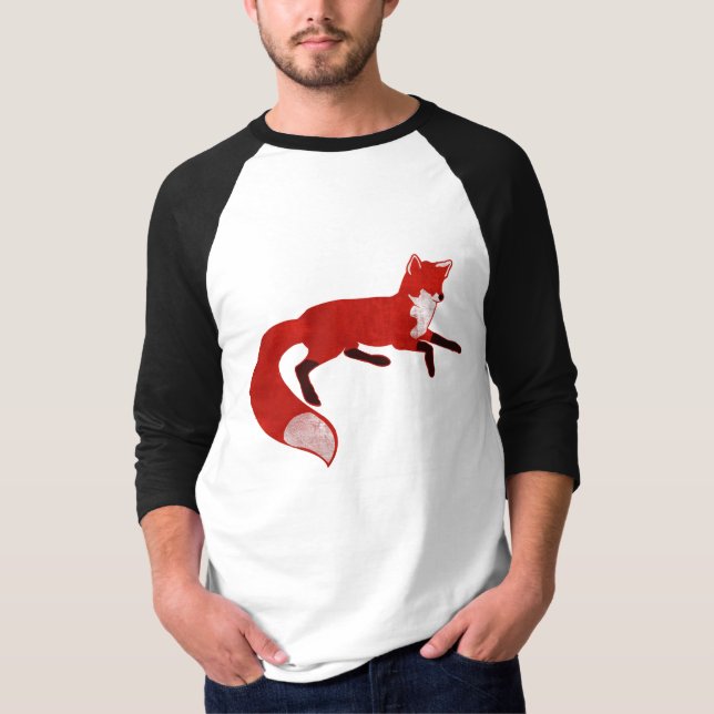 Fox Vintage Design T-Shirt (Front)