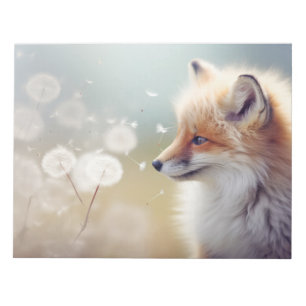 Fox Wild Animal Tranquil Peaceful Nature Notepad