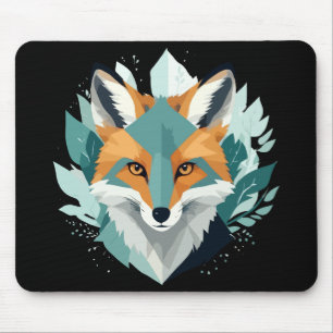 Fox Wildlife Animal Nature Outdoors Watercolor Mouse Pad