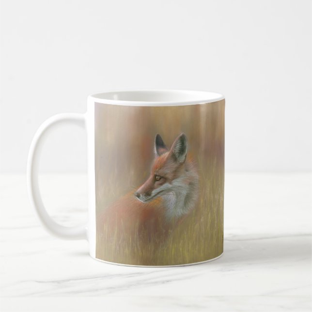 Fox wildlife coffee or tea mug (Left)