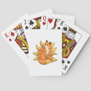 Fox with 9 Fox tails Playing Cards