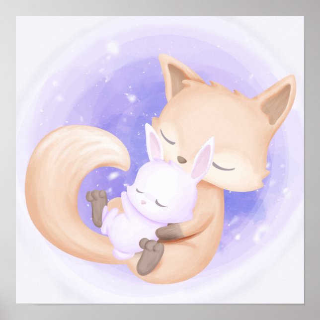Fox With A Bunny  Poster (Front)