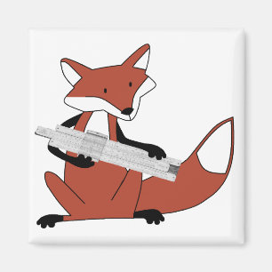Fox with a Slide Rule Magnet