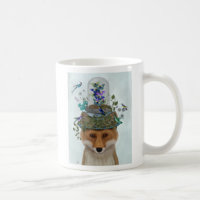 Fox with Butterfly Bell Jar