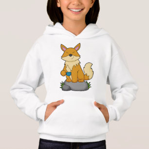 Fox with Coffee cup