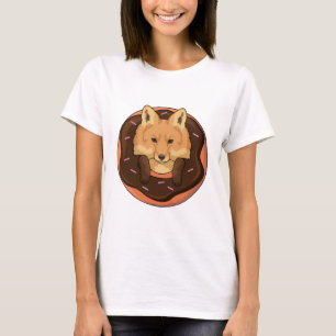 Fox with Doughnut T-Shirt