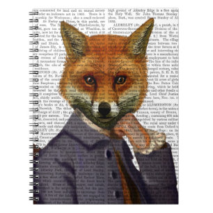Fox With Flute 2 Notebook