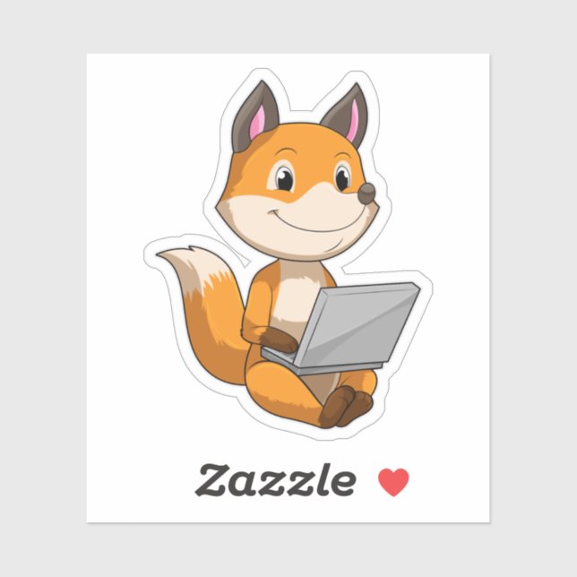 Fox with Laptop (Sheet)