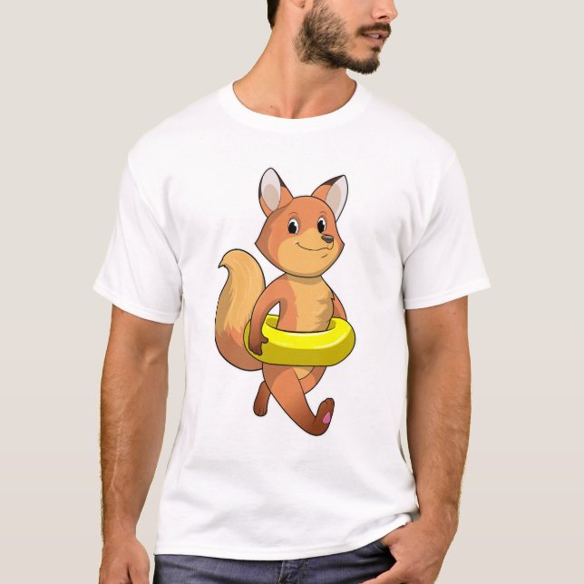 Fox with Lifebuoy T-Shirt (Front)