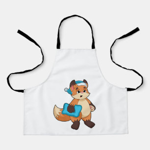 Fox with Nightcap Apron