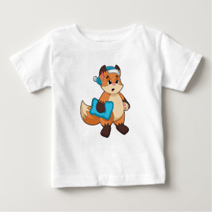 Fox with Nightcap Baby T-Shirt
