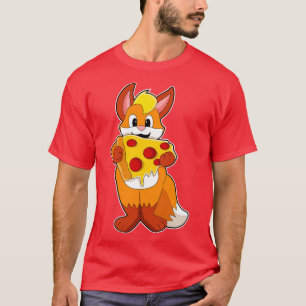 Fox with Pizza T-Shirt