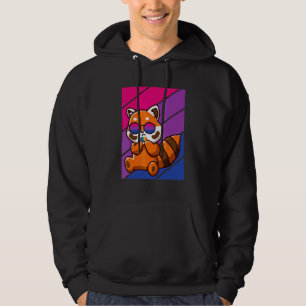 Fox With Pride Bisexual Flag Lgbtq Proud Ally Prid Hoodie