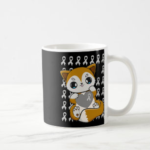 Fox With Ribbon For Dyslexia Awareness Coffee Mug