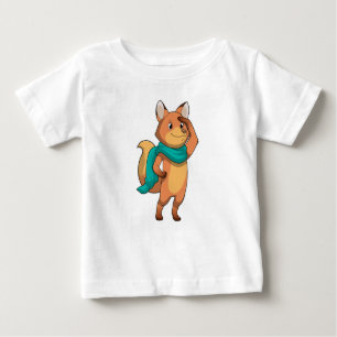 Fox with Scarf Baby T-Shirt