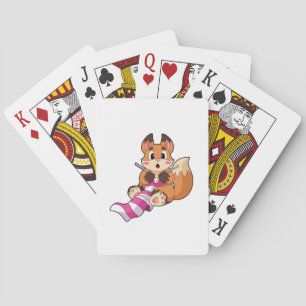 Fox with Scarf Playing Cards