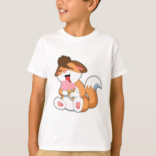 Fox with Strawberry Ice cream T-Shirt