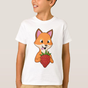 Fox with Strawberry T-Shirt