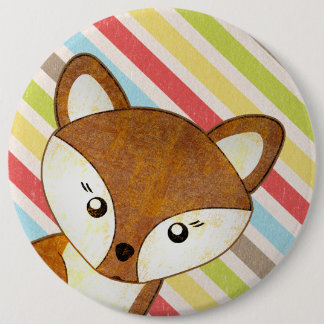 Fox with Stripes Pin