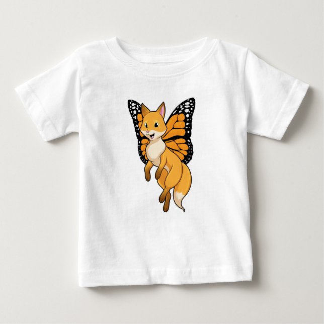 Fox with Wing Baby T-Shirt (Front)
