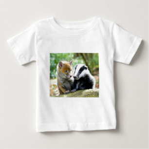 Foxcub & Badger Cute! Baby T-Shirt