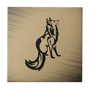Foxed Ceramic Tile