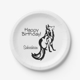 Foxed Paper Plate