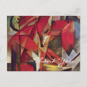 Foxes by Franz Marc Postcard