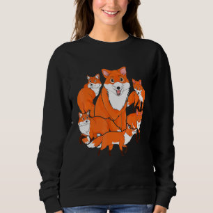 Foxes Family Forest Animal Wildlife Fox Sweatshirt