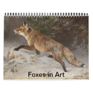 Foxes in Art Calendar