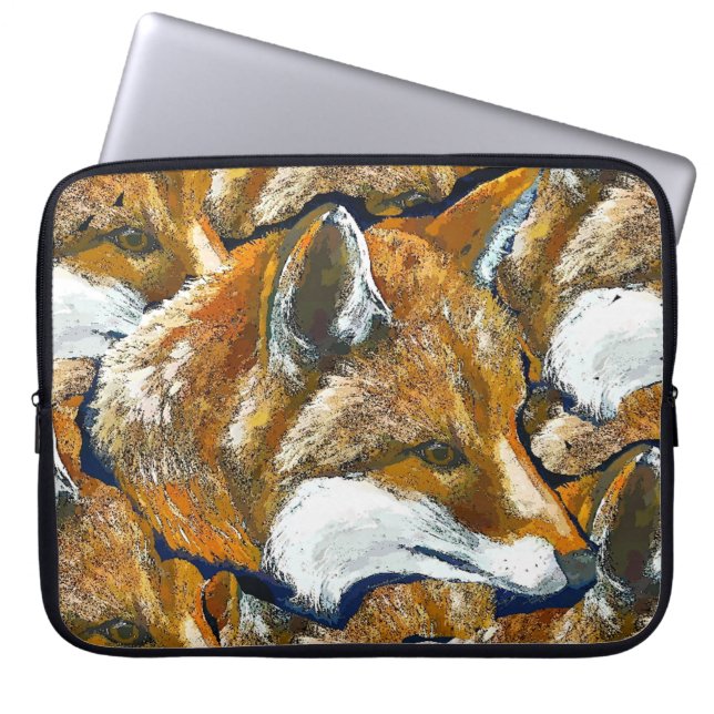 FOXES LAPTOP SLEEVE (Front)