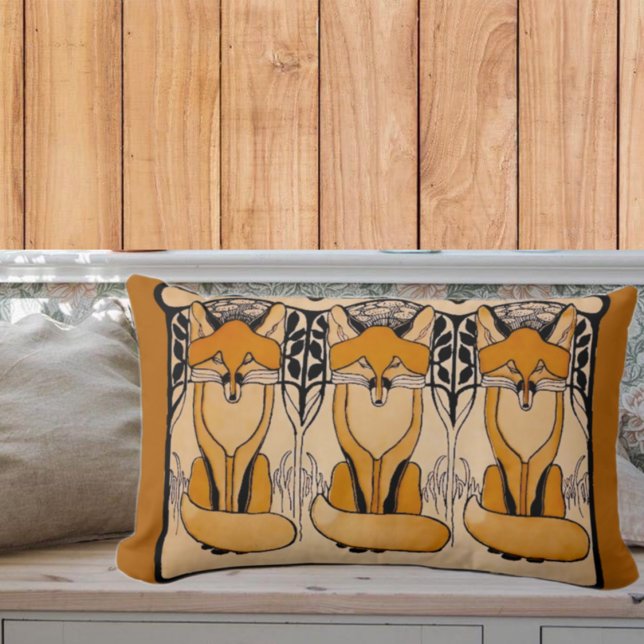 Foxes  lumbar cushion (Creator Uploaded)