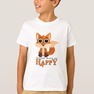 Foxes Make Me Happy T-Shirt