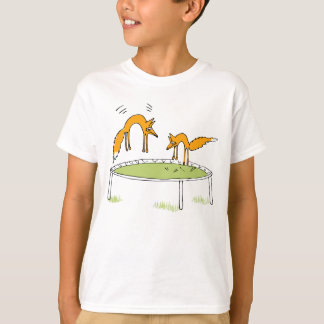 Foxes on Trampoline T-Shirt