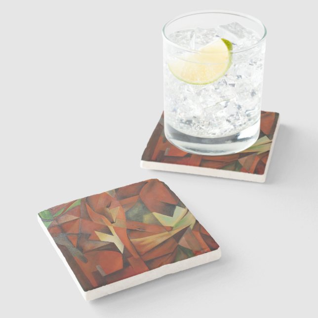 Foxes Stone Coaster (Side)