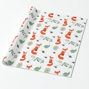 Foxes Wrapping Paper