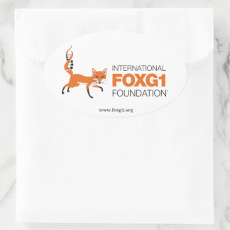 FOXG1 oval stickers