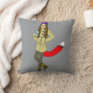 Foxgirl cushion