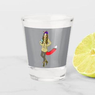 Foxgirl shot glass