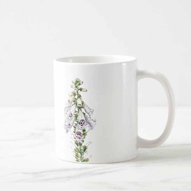 Foxglove flower coffee mug (Right)