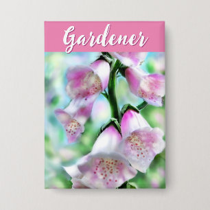 Foxglove Flowers Floral Pink Garden Personalised