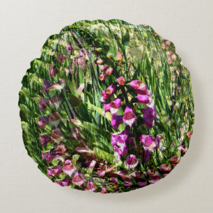 Foxglove Love...... Round Cushion