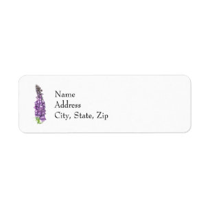 Foxglove return address label