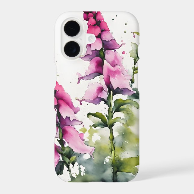 Foxglove - Watercolor flowers (Back)