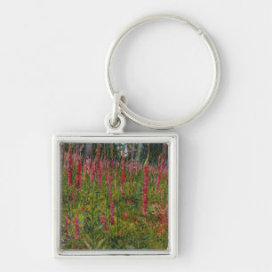 Foxgloves, c.1916 (oil on canvas) key ring