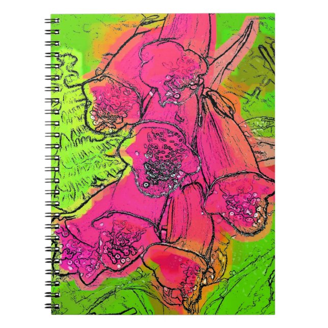 FOXGLOVES NOTEBOOK (Front)