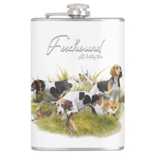 Foxhound hip flask