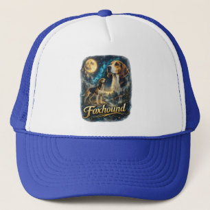 Foxhound Portrait – Noble Hunting Dog Trucker Hat