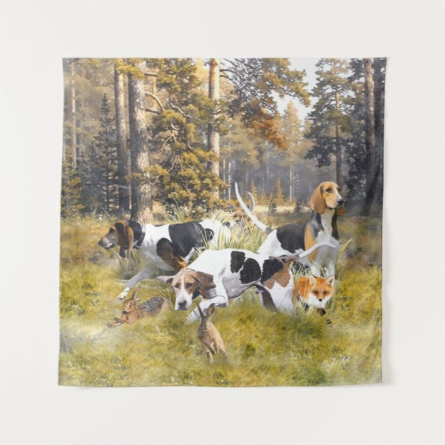 Foxhound  tapestry (Front)